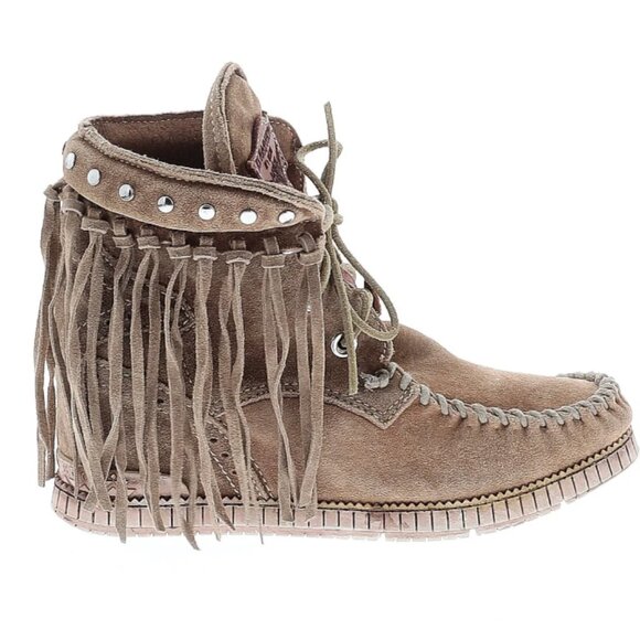 El Vaquero Boots Fringe Wedge Leather Size 39 - Picture 4 of 4